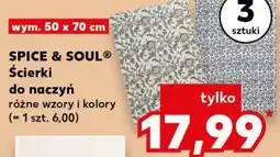Kaufland Spice & Soul Ścierki do naczyń 3 sztuki oferta