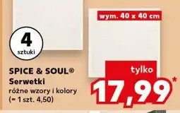 Kaufland Spice & Soul Serwetki 4 sztuki oferta