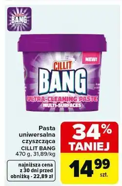 Carrefour Pasta do czyszczenia Cillit Bang oferta