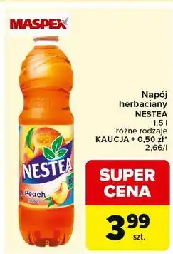 Carrefour Napój peach Nestea oferta
