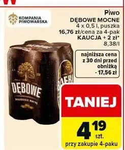 Carrefour Piwo Dębowe Mocne oferta
