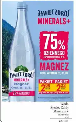 Specjał Woda Żywiec Zdrój Minerals + gazowana oferta