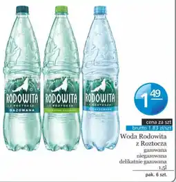 Specjał Woda Rodowita z Roztocza oferta