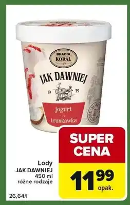 Carrefour Express Lody jogurt truskawka oferta