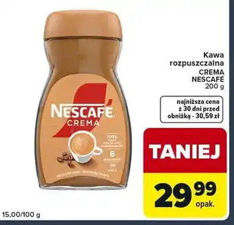 Kawa rozpuszczalna crema