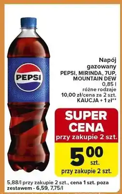 Carrefour Express Napój gazowany różne rodzaje oferta