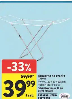 Intermarche Suszarka na pranie TADAR oferta