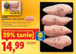 Lidl Rzeźnik Polski kurczak - filety z piersi, XXL oferta