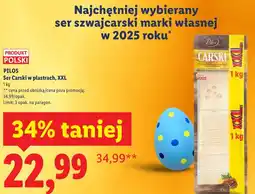 Lidl PILOS Ser Carski w plastrach, XXL oferta