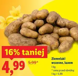 Lidl Ziemniaki wczesne, luzem oferta