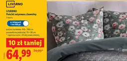 Lidl LIVARNO Pościel satynowa z bawełny 140 x 200 cm oferta