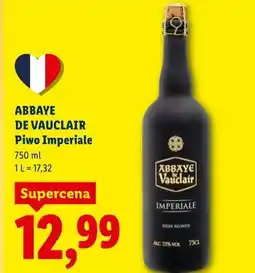 Lidl ABBAYE DE VAUCLAIR Piwo Imperiale oferta