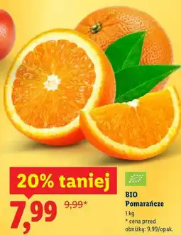 Lidl BIO Pomarańcze oferta