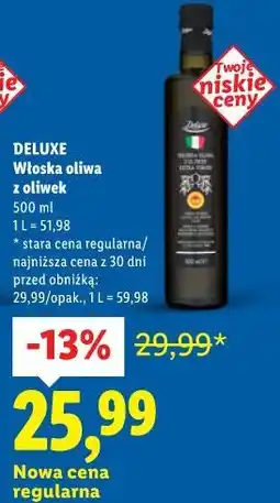 Lidl DELUXE Włoska oliwa z oliwek oferta