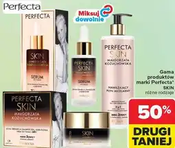 Carrefour Gama produktów marki Perfecta SKIN różne rodzaje oferta