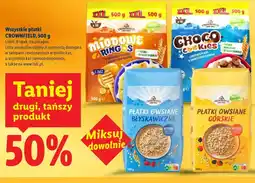 Lidl Wszystkie płatki Crownfield oferta
