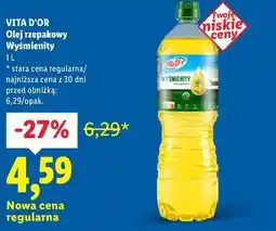 Lidl VITA D'OR Olej rzepakowy Wyśmienity oferta