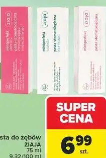 Carrefour Pasta do zębów Ziaja (różne rodzaje) oferta
