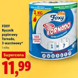 Lidl FOXY Ręcznik papierowy Tornado, 3-warstwowy oferta