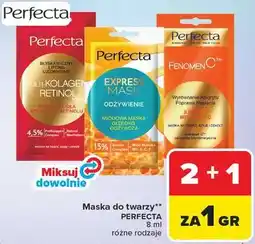 Carrefour Maska do twarzy PERFECTA 8 ml (różne rodzaje) oferta