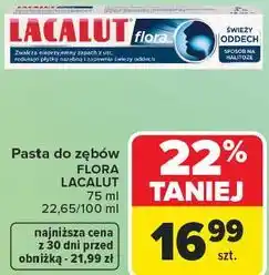 Carrefour Pasta do zębów Flora Lacalut oferta