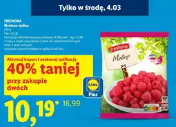 Lidl Freshona Mrożone maliny oferta