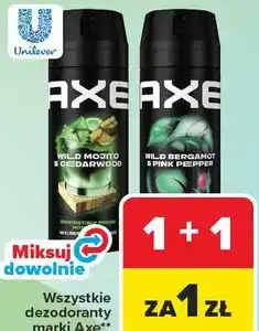 Carrefour Wszystkie dezodoranty marki Axe (różne rodzaje) oferta