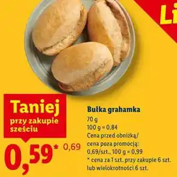 Lidl Bułka grahamka oferta