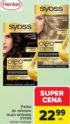Carrefour Farba do włosów Oleo Intense Syoss różne rodzaje oferta