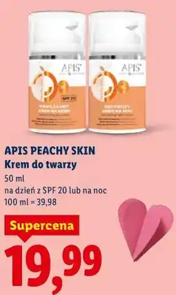 Lidl APIS PEACHY SKIN Krem do twarzy oferta
