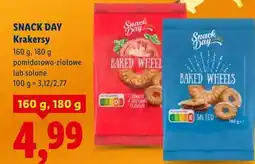 Lidl SNACK DAY Krakersy pomidorowo-ziołowe lub solone oferta