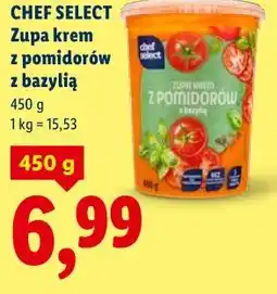 Lidl CHEF SELECT Zupa krem z pomidorów z bazylią oferta