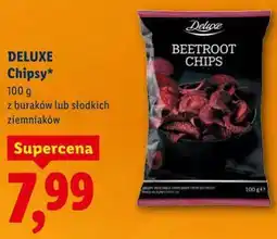 Lidl DELUXE Chipsy z buraków lub słodkich ziemniaków oferta