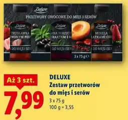 Lidl DELUXE Zestaw przetworów do mięs i serów oferta