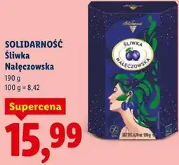 Lidl SOLIDARNOŚĆ Śliwka Nałęczowska oferta