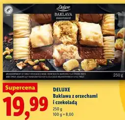 Lidl Baklawa z orzechami i czekoladą Deluxe oferta