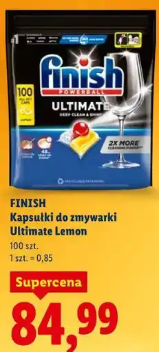 Lidl FINISH Kapsułki do zmywarki Ultimate Lemon oferta