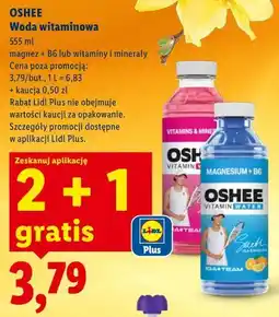 Lidl Oshee Woda witaminowa oferta