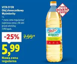 Lidl VITA D'OR Olej słonecznikowy Wyśmienity oferta