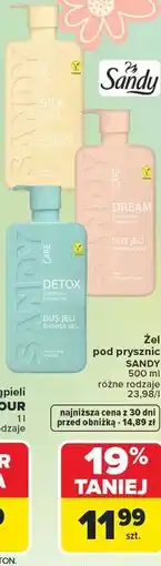 Carrefour Żel pod prysznic Sandy oferta