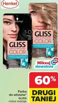 Carrefour Farba do włosów Gliss różne rodzaje oferta
