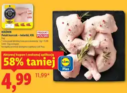 Lidl Rzeźnik Polski kurczak - ćwiartki, XXL oferta