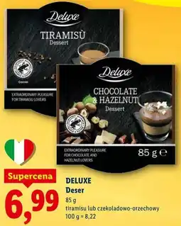 Lidl Deser tiramisu lub czekoladowo-orzechowy Deluxe oferta