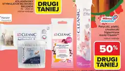 Carrefour Patyczki, płatki, chusteczki higieniczne marki Cleanic oferta