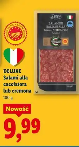 Lidl Deluxe Salami alla cacciatora lub cremona oferta
