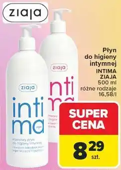 Carrefour Płyn do higieny intymnej INTIMA ZIAJA 500 ml różne rodzaje oferta