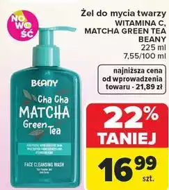 Carrefour Żel do mycia twarzy WITAMINA C, MATCHA GREEN TEA BEANY oferta