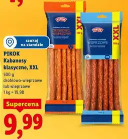 Lidl PIKOK Kabanosy klasyczne, XXL oferta