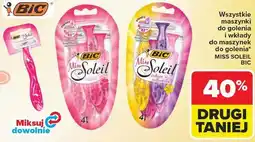 Carrefour Wszystkie maszynki do golenia i wkłady do maszynek do golenia Miss Soleil BIC oferta