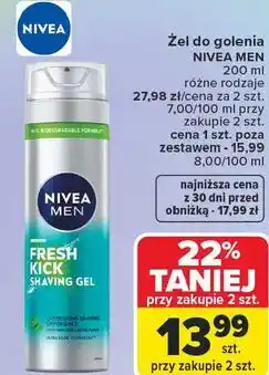 Carrefour Żel do golenia NIVEA MEN oferta